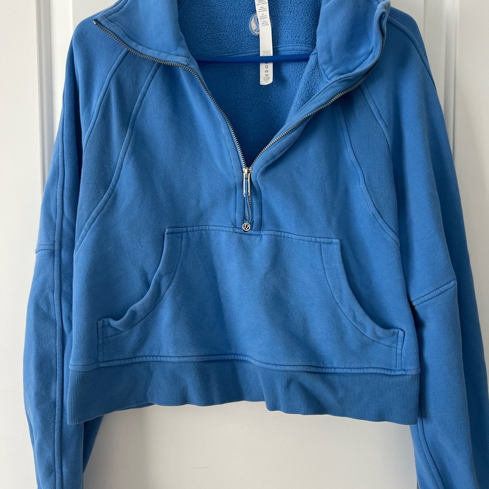 Lululemon scuba oversized funnel neck half zip